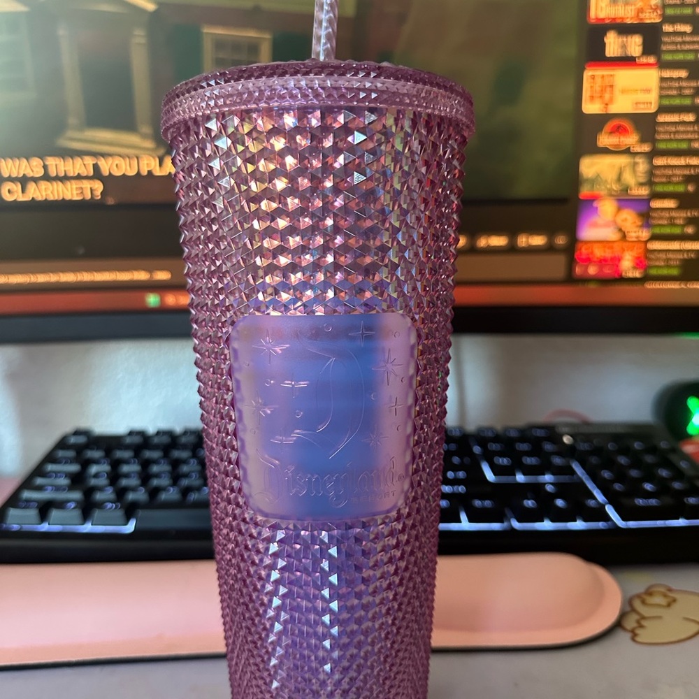 Starbucks Disney Purple Studded Tumbler